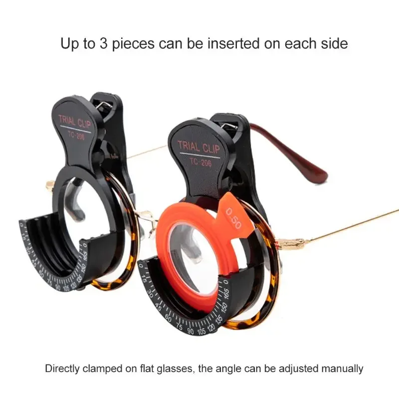 Imagem -02 - Teste Clipe Lente Quadros Optometria Único Olho Teste Óptico Suporte Jy11 20 Dropship Peças