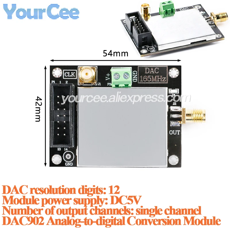 ADS8688 ADC Data Acquisition Module DAC8563 DAC1220 AD9226 DAC8550