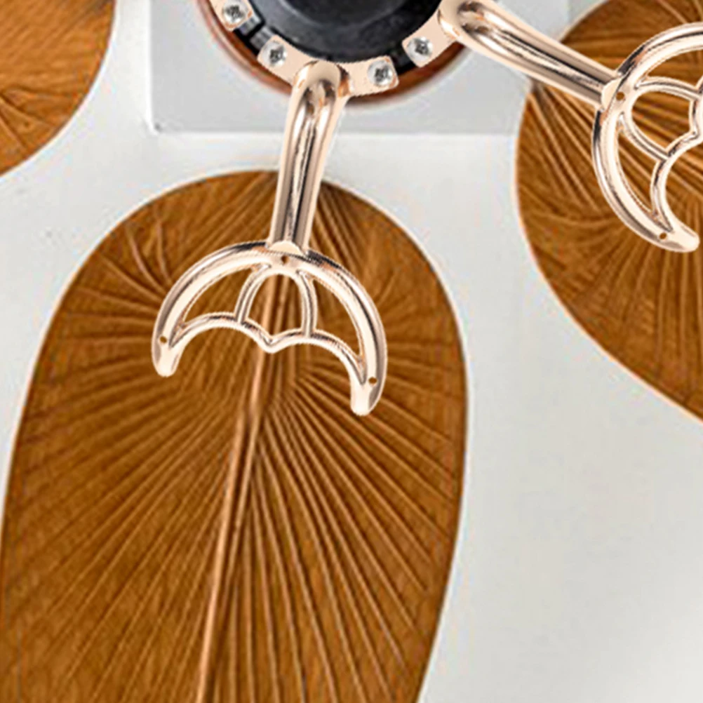 

2pcs Ceiling Fan Blade Arms Supports Accessories Reliable Golden Zinc Alloy Replacement Parts for Fans