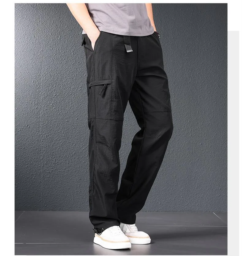 2026 neue Wandern Hosen Männer Frühling Sommer Eis Seide Kühlung Leichte Outdoor Casual Hosen für Männer Schnell Trocknend Angeln Reise Hosen – Detail 7