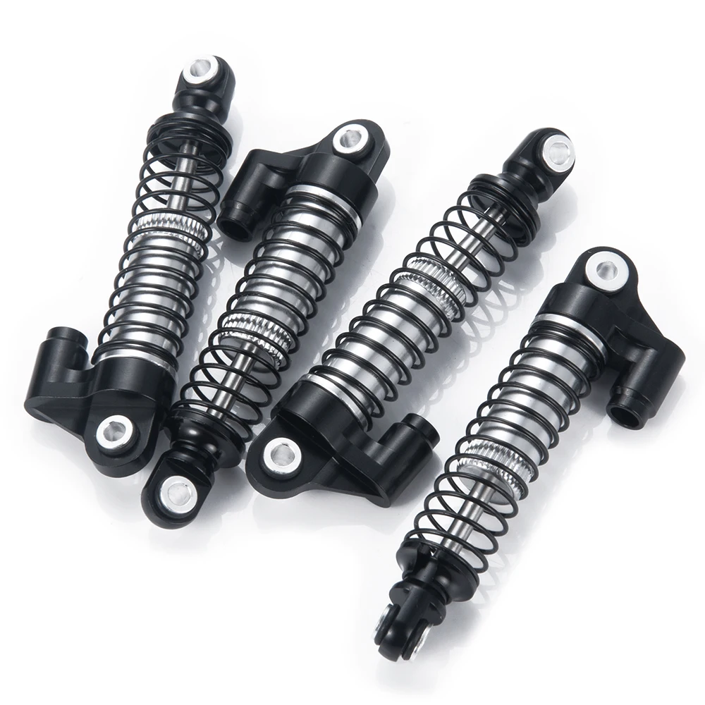 AXSPEED 4Pcs Aluminum Alloy 51mm Oil Shock Absorber Damper for TRX-4M Bronco Defender 1/18 RC Crawler Car Model Upgrade Parts