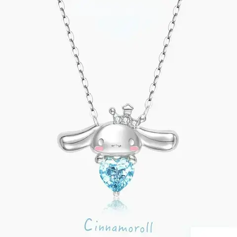 Collar de cadena de dibujos animados de Anime, joyería de moda para mujer, collar con colgante, decoración, regalos de cumpleaños para niñas