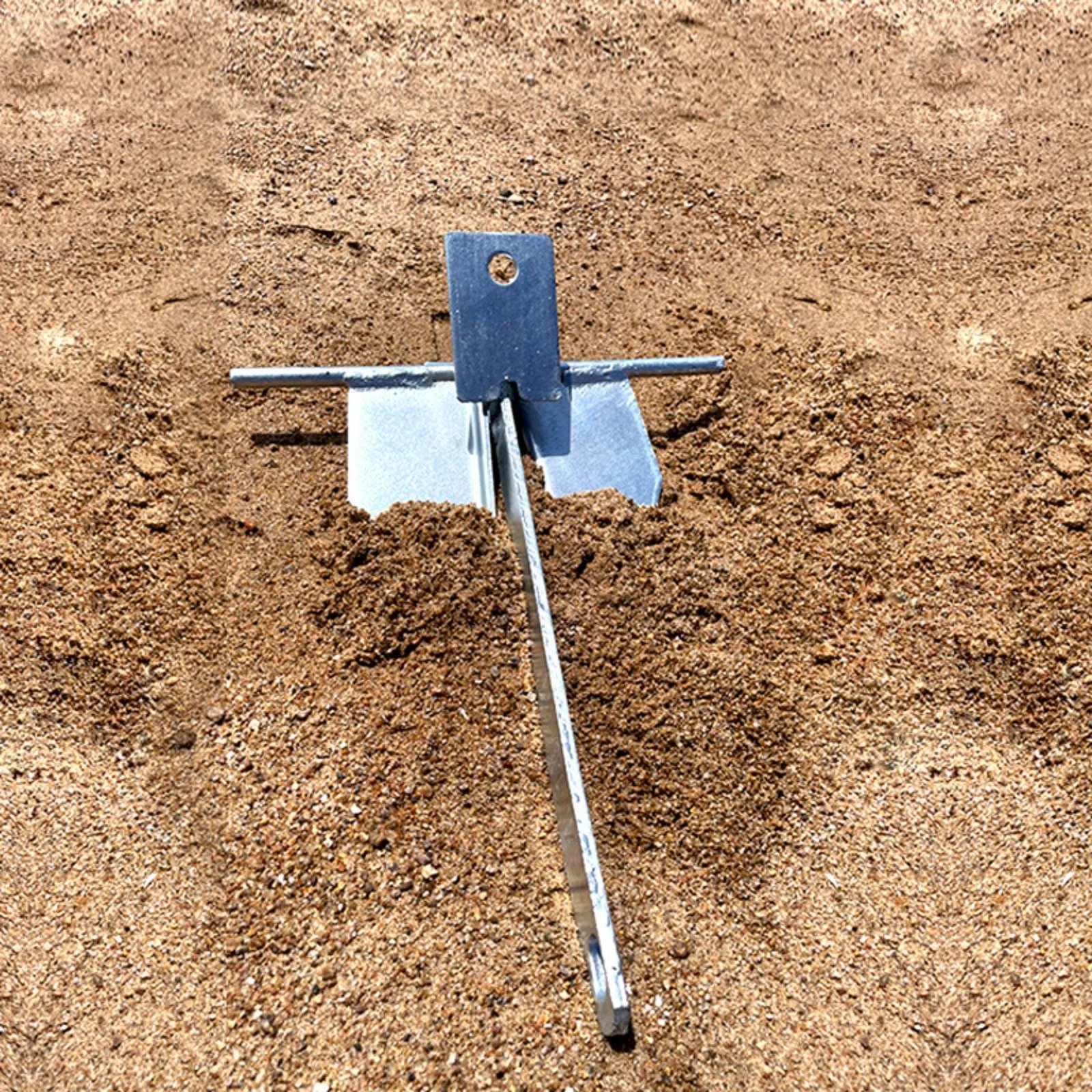 Galvanized Fluke Anchor Kit Ready-to-Use Danforth-Style Anchor Marine Grade Corrosion-Resistant for Recreational Boaters