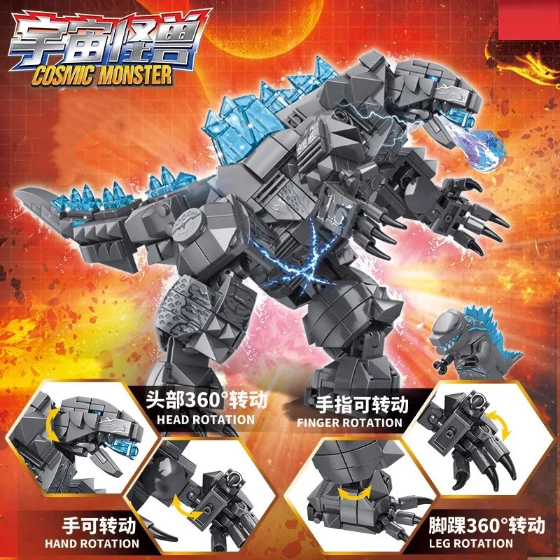 

In stock games Monster dinosaur movie Series moc Building Block model toy cus-laa gifts Christmas kids