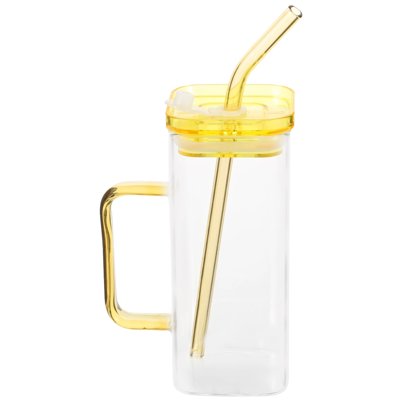 

1Set Square Glass Cup Simple Transparent Design for Whiskey Cocktails Iced Coffee Smoothies Juice Holiday Drinks