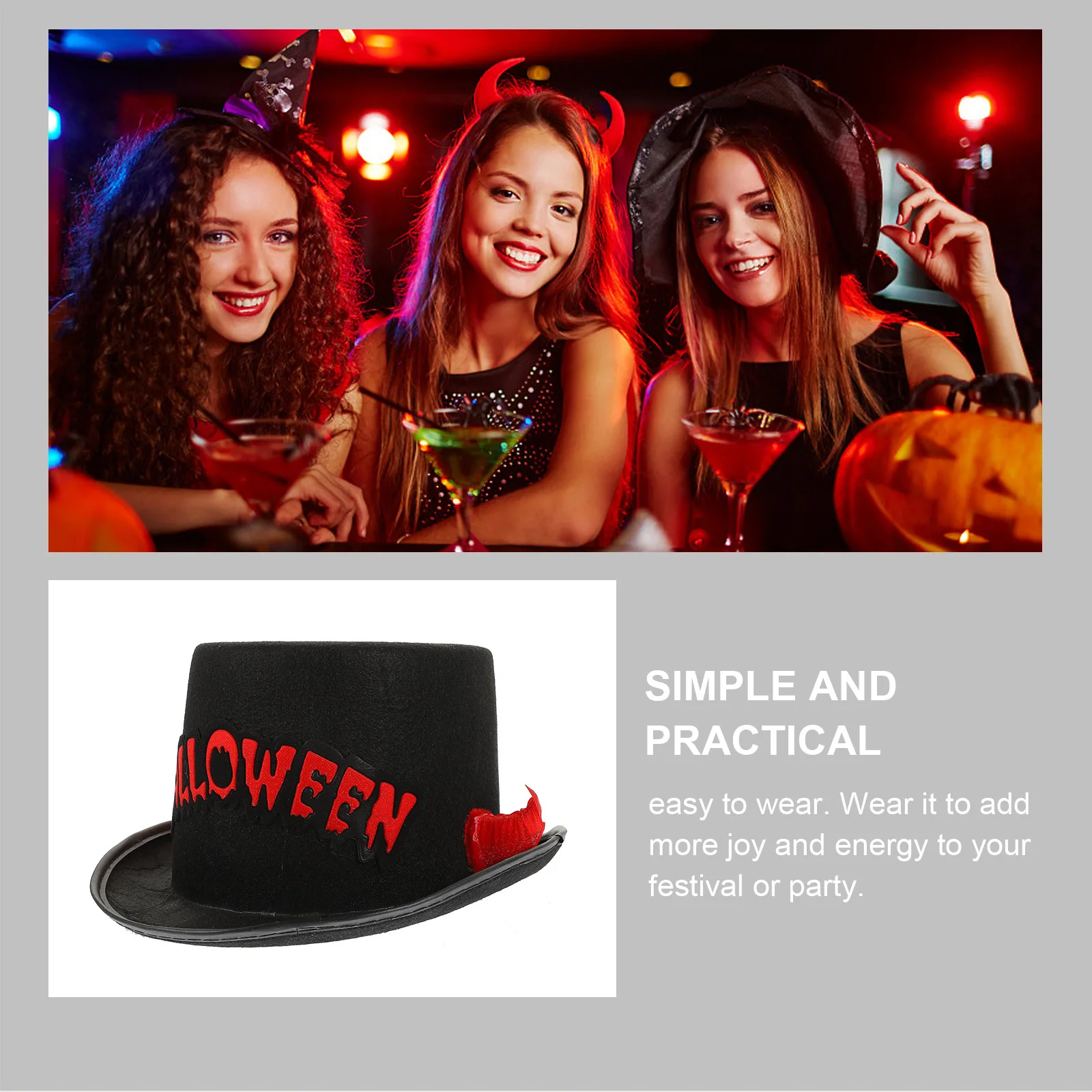 هالوين أغطية الرأس قرون تأثيري حلي المشهد قبعة مضحك الحيوان القبعات غطاء الرأس الثور