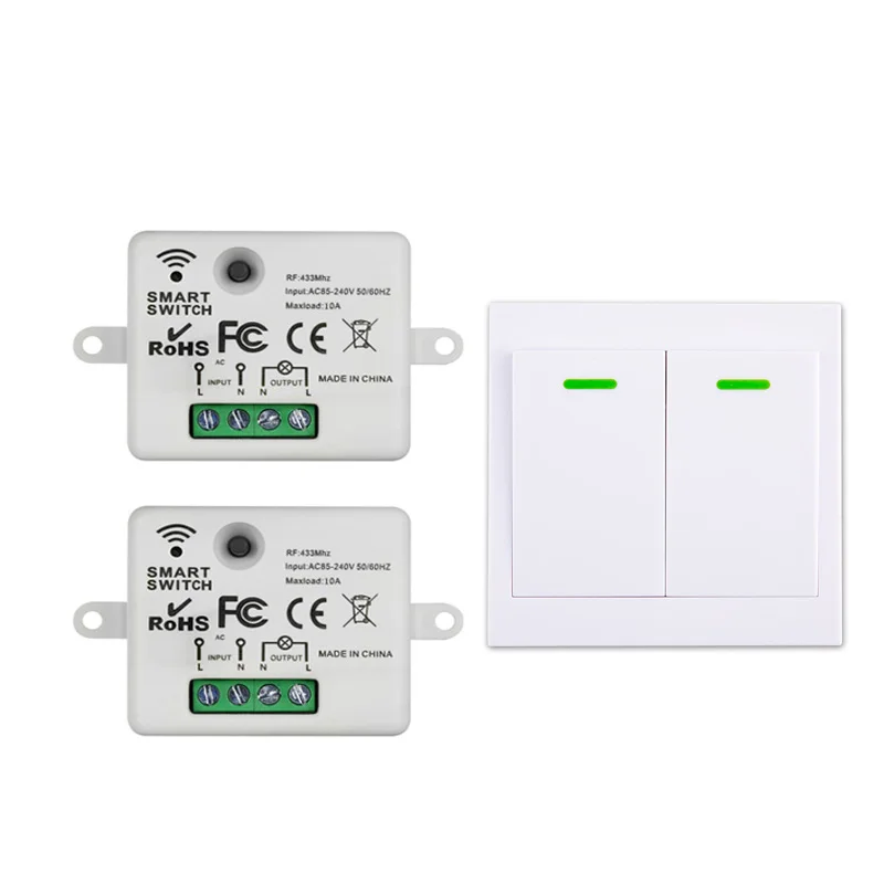 RF wireless  remote control switch  AC85V 110V 120V 220V  250V   receiver  transmitter Household lighting wall paste  86 Panel