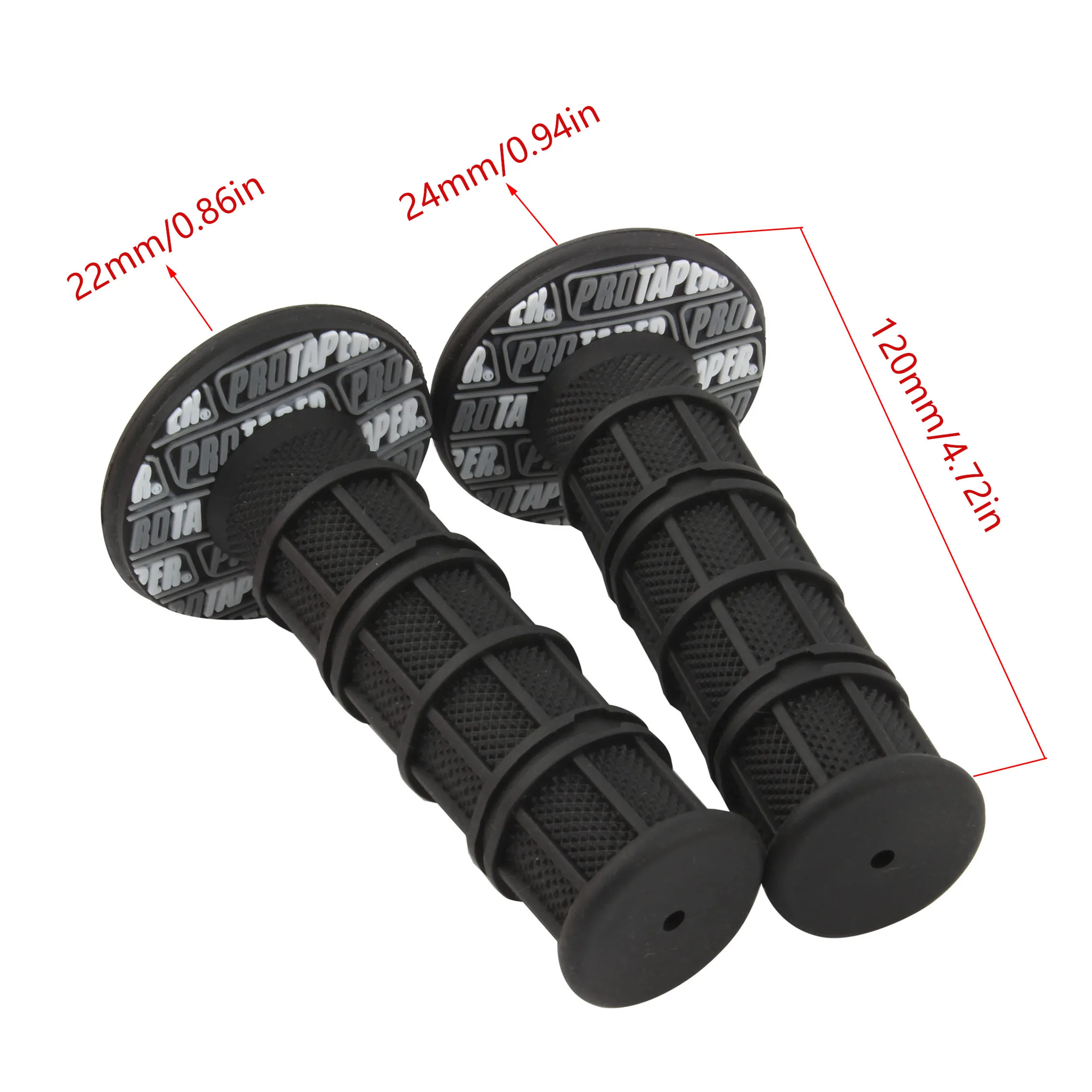 Universele 22mm/24mm Zachtste Handvatten Rubber Gel Grips Fit Motorcycle Motocross Racing ATV Dirt Bike Off CRF YZF RMZ KLX