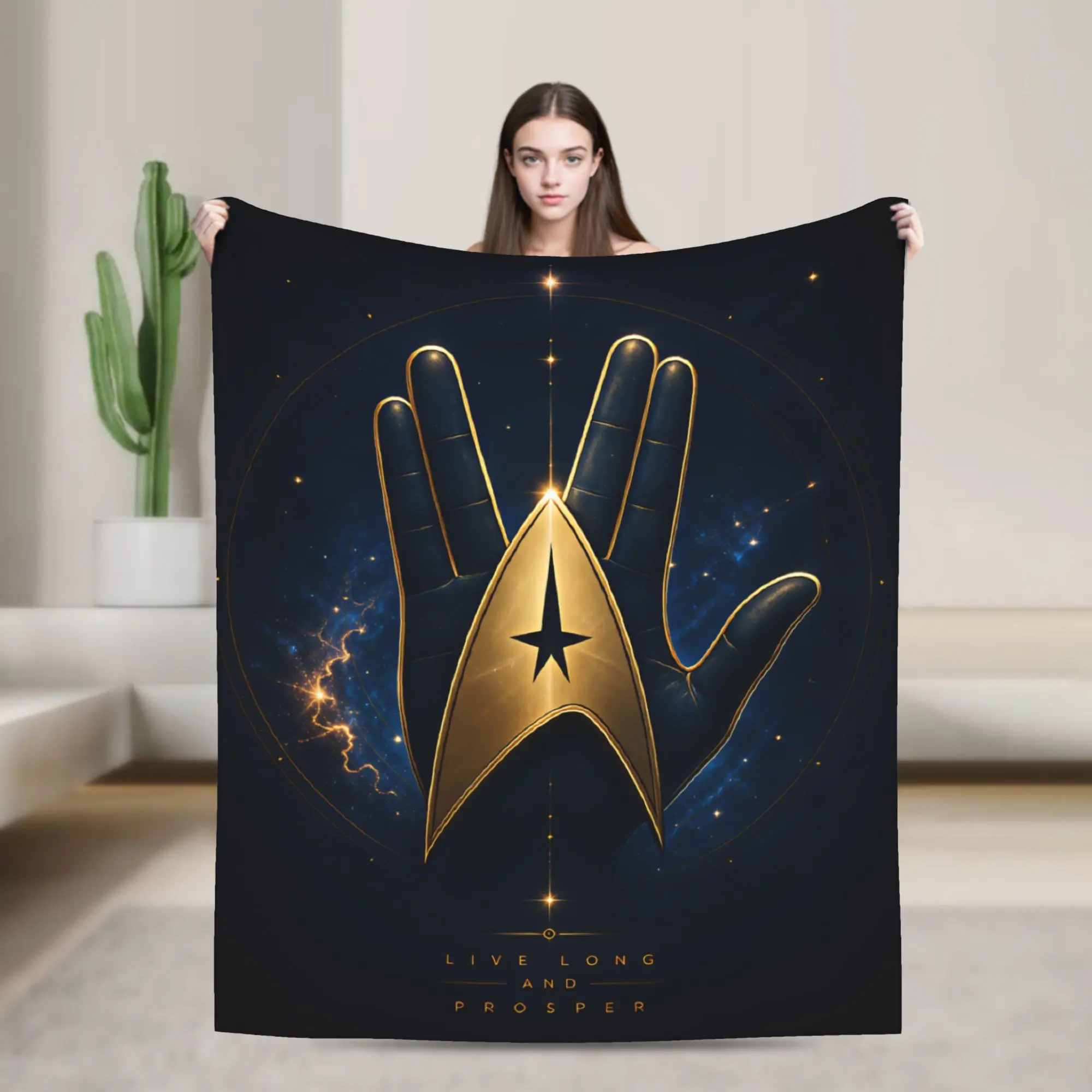 S-Star T-Trek Ship Movie  Blanket Quality Soft  Throw Blanket Winter Travel Office Couch Chair Funny Bedspread