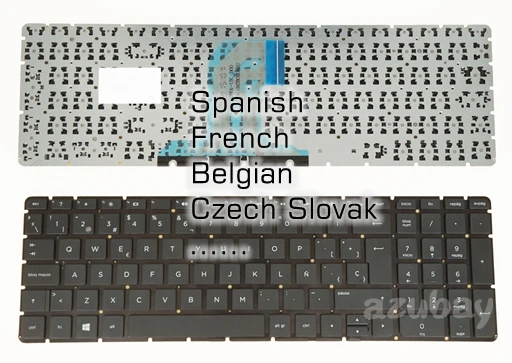 SP FR BE CZ SK Keyboard For HP 15-ac 15-af 15-ay 15-ba 15-bd 15-be 15-bf 15-bg 15-bn 15g-ad 15q-aj 15t-ac 15t-ay 15z-af 15z-ba