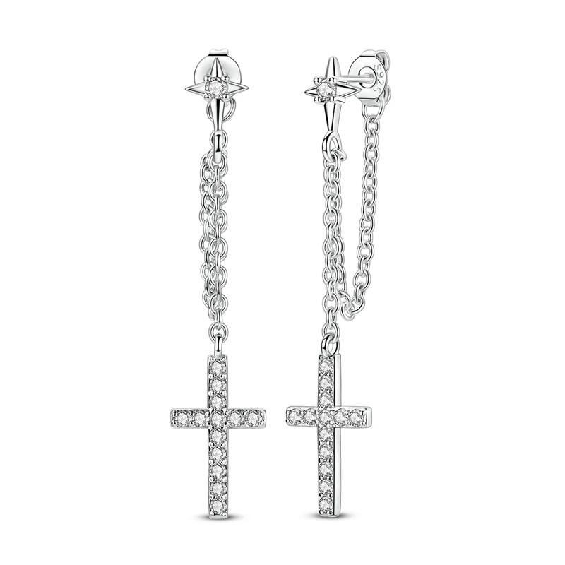 Original 925 Silver Exquisite Sun Moon Firefly, and Butterfly Earrings (Multiple Styles) For Women Luxury DIY Jewelry Daily Gift