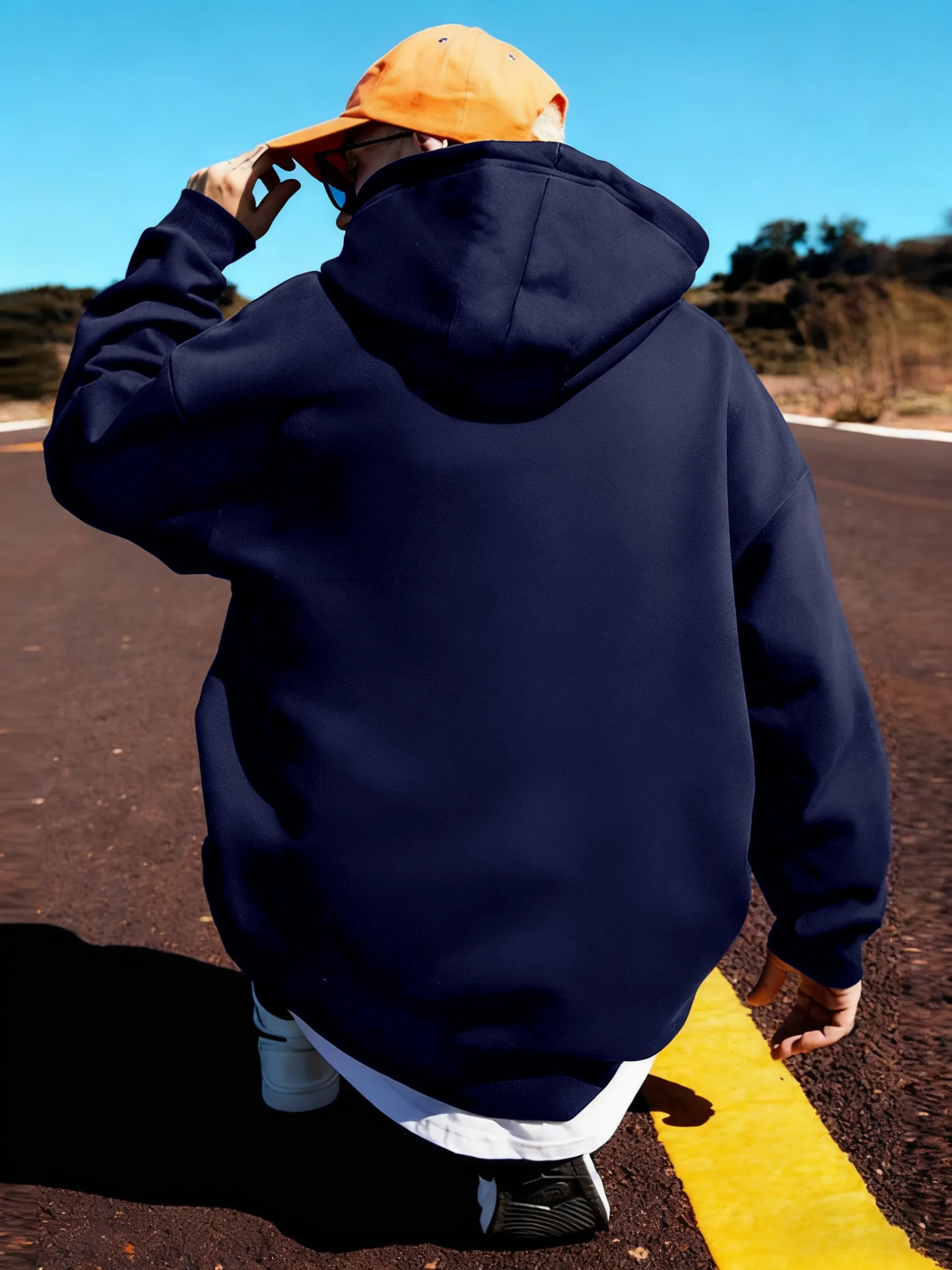 كاليفورنيا جامعة شيكاغو هيوستن يطبع رجل هوديس الشارع لينة البلوز خمر أزياء الملابس عارضة الخريف الرياضية