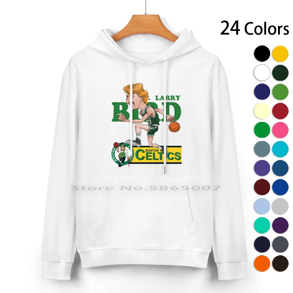 Larry Legend Pure Cotton Hoodie Sweater 24 Colors Larry Bird Boston Basketball Trending Retro 80s 90s 3 Indianna French Lick