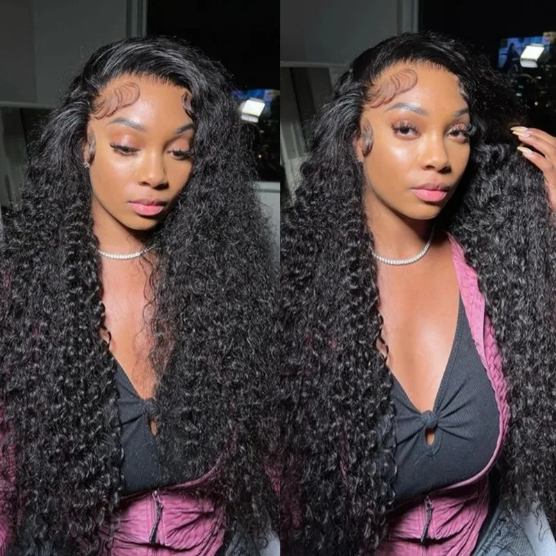 13x6 Deep Wave Lace Front Wigs Human Hair Wet and Wavy Human Hair Lace Frontal Wig With Baby Hair for Women