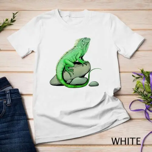 

Iguana Reptile Leguan Green Pet Animal Herpetologist Unisex T-shirt