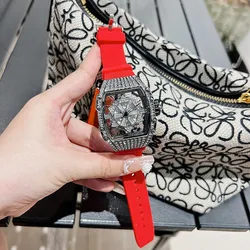 2023 Designer Top Brand Luxury Women Watches Quartz Spinning Diamond Face Ladies Watch Unique Rotating Dial Fashion Wristwatch