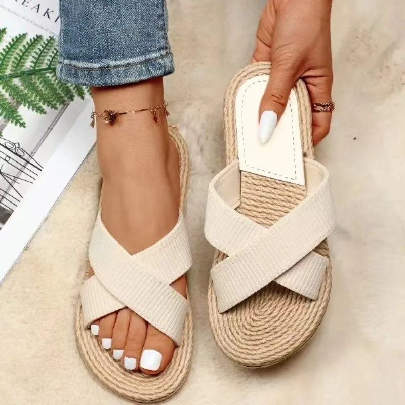 Women's fashion trend non-slip wear comfortable soft soled flat sandals