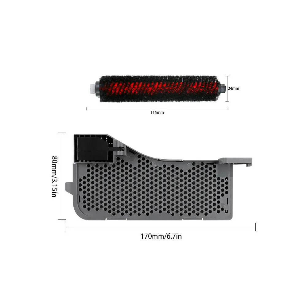 Conjunto de filtro de agua para Roborock S7 Max, piezas de aspiradora, cepillo de mantenimiento Ultra