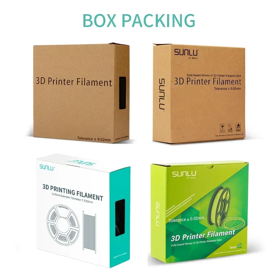 Neu! PLA-Filament 10 kg 3D-Drucker-Filament PETG 1 kg/Rolle 1,75 mm ± 0,02 mm 100 % Filament-Linie ordentlich FDM-Druckmaterialien