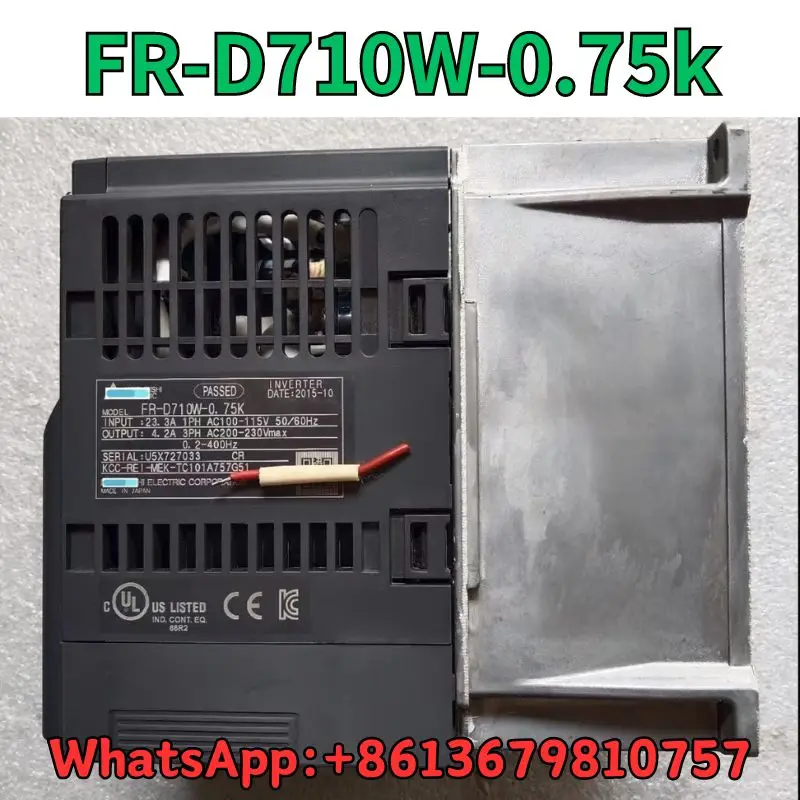 

Used Frequency converter FR-D710W-0.75k test OK Fast Shipping