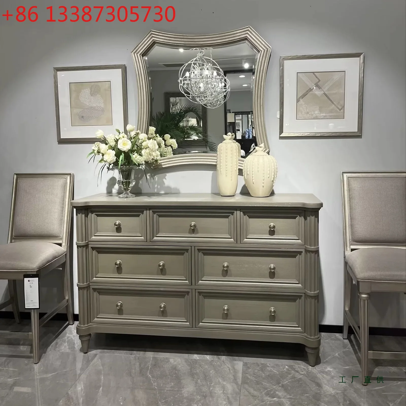 

t Mori Impression Американский комод из массива дуба, буфет, французский шкаф для хранения вещей