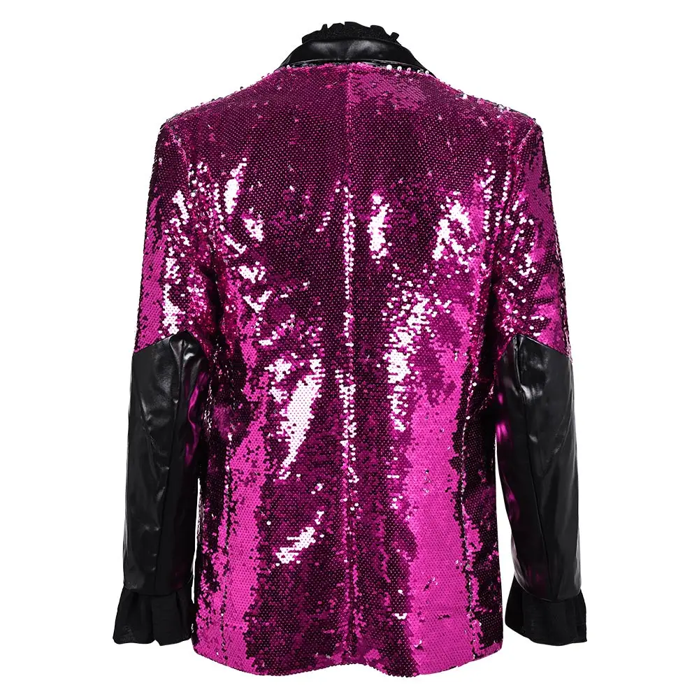 معطف سترة زي الفرقة الشبح للرجال طقوس الفيلم هنا طقوس تأثيري Disfraz الفرقة أداء الملابس بدلة كرنفال الهالوين