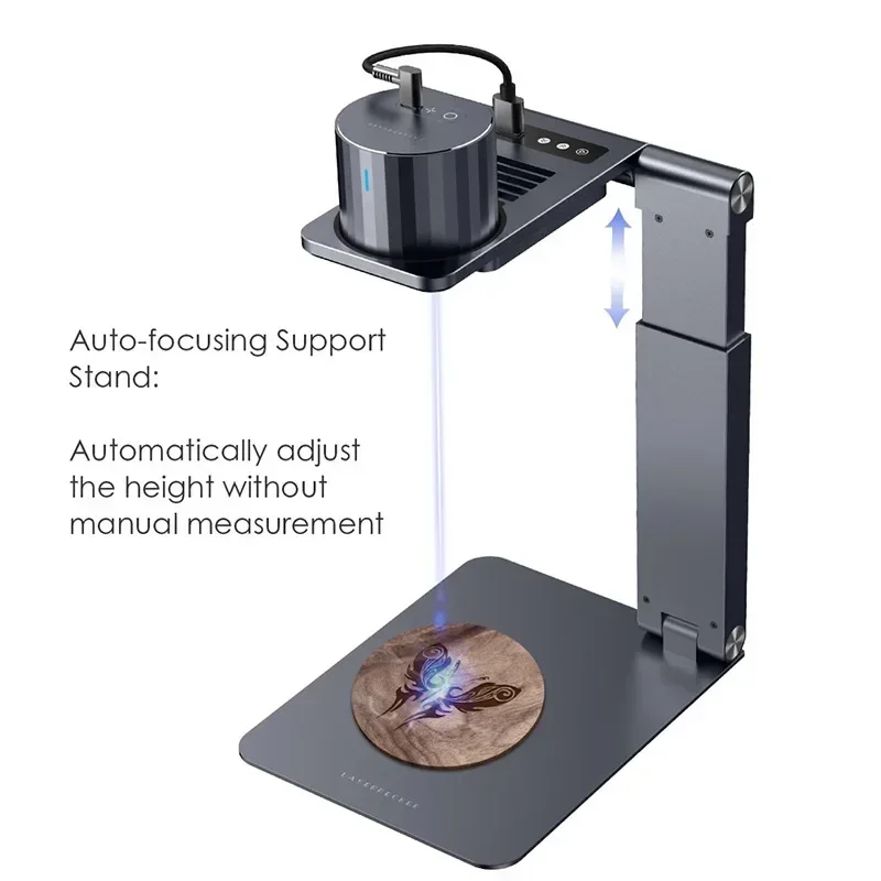 Laserpecker 1 Pro Laser Engraver Small Portable DIY Engraving Tool CNC Laser Cutting Machine with 1K Bluetooth App Control