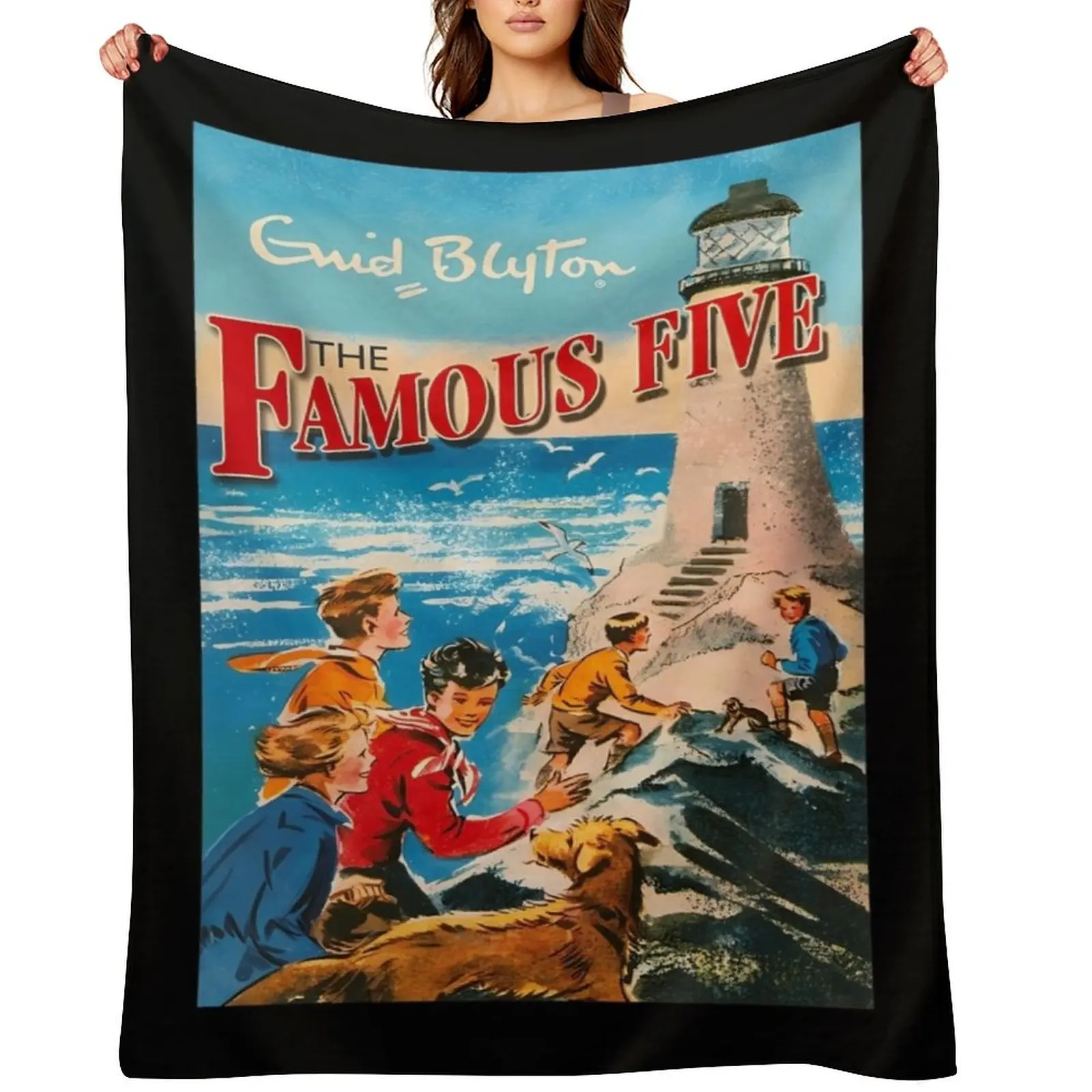 He Famous Five Throw Blanket Cute Plaid Luxury Thicken Weighted Decoratives Blankets