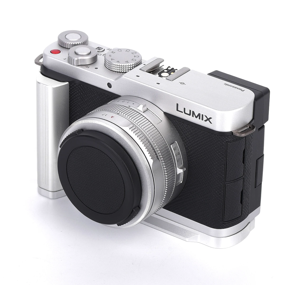 For Panasonic Lumix L10 Camera L Bracket Arca Swiss Quick Release Plate with Handle Grip Aluminum Alloy Camera Mount Cage