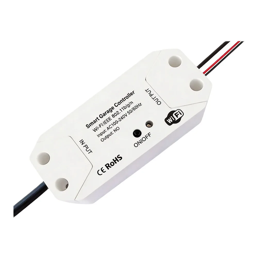 Voice Control Garage Device Wireless Garage Opener For Remote Monitoring No Monthly Fees Multiple Door Management