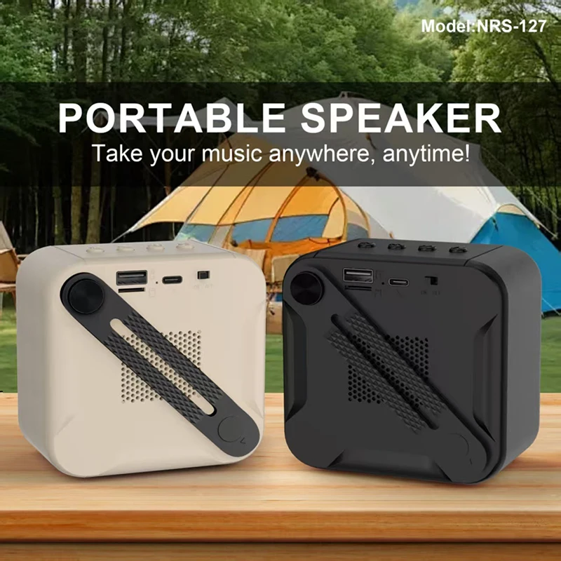 Outdoor Hiking Portable Multi-Function Buckle Strap Wireless Bluetooth Speaker Stereo Sound Subwoofer Gift Speaker for TF/FM/TWS
