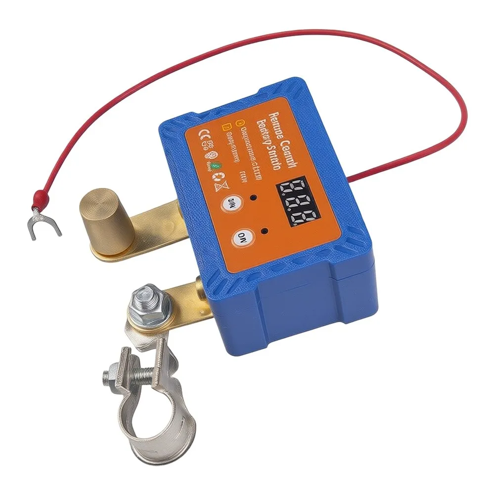 12V 24V Remote For Battery Isolation Switch with Onboard for Voltage Display for Automotive Marine and Off-Road Vehicle