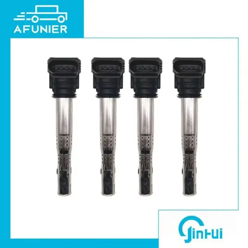 4Pcs Ignition Coil For VW Jetta Beetle Passat Golf L5 2.5L Audi OE No.:UF575,07K905715,07K905715E,07K905715G,0221604115