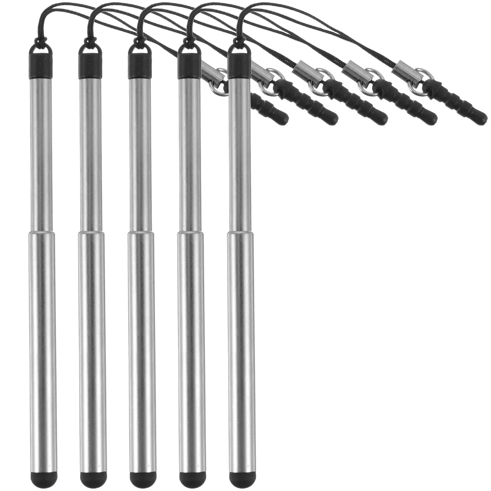 Capacitive Stylus Pens 5 Pack for Touchscreen Phones Tablets Halloween Christmas New Year Office Gift