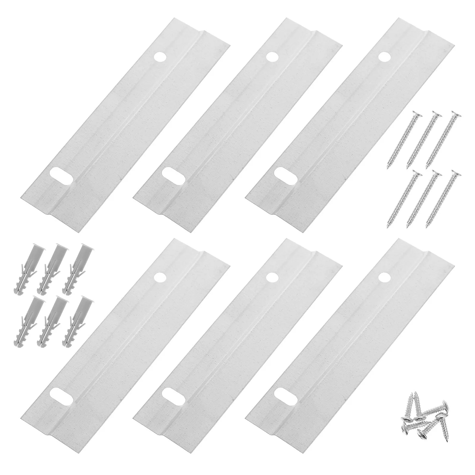 3Set French Cleat Picture Hanger Z Shaped Interlocking Aluminum Bracket Versatile Wall Mount for Home Gallery Mirrors