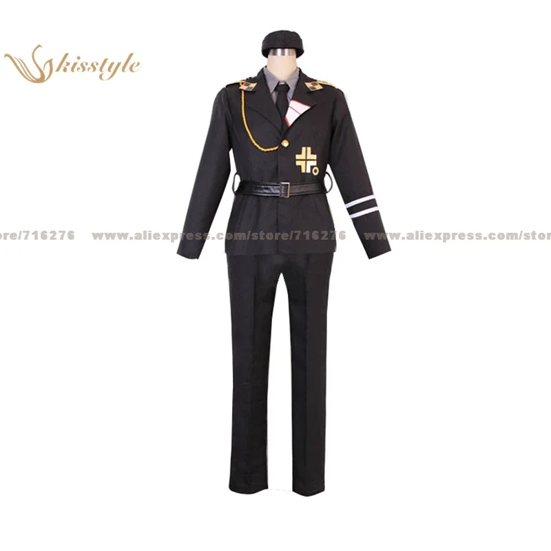 

Kisstyle Fashion APH Hetalia: Axis Powers Prussia Gilbert SS Uniform COS Clothing Cosplay Costume,Customized Accepted