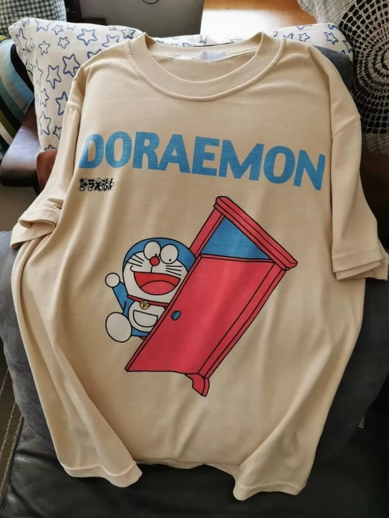 新しいロボット猫ドラえもんグラフィック Tシャツ夏カジュアルファッション綿 100% メンズ Tシャツアウトドアルーズトレンドストリート紳士服