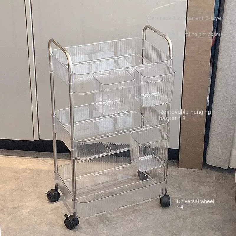 Hand Serving Trolley Cart Storage Coffee Mobile Grocery Cart Multifunctionele Trolley Tea Meble Kuchenne Kitchen Furniture