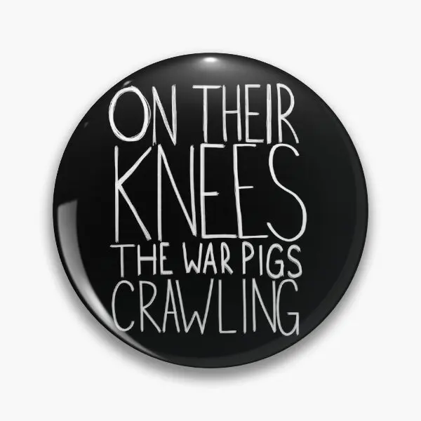 War Pigs Crawling Dark  Soft Button Pin Clothes Cartoon Women Cute Fashion Hat Badge Decor Lover Collar Metal Gift Brooch