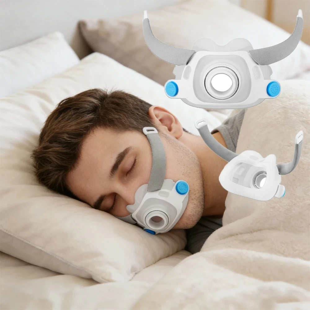 Juego de marco y cojín de repuesto AirFit F40, cojín de máscara CPAP compatible con máscara CPAP AirFit F40 para mayor comodidad