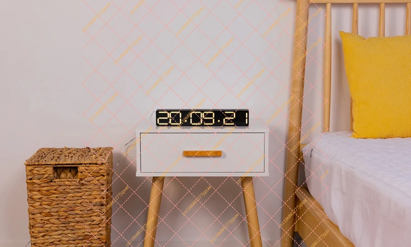 WIFI Version LED Perpetual Calendar Luminous Electronic Clock