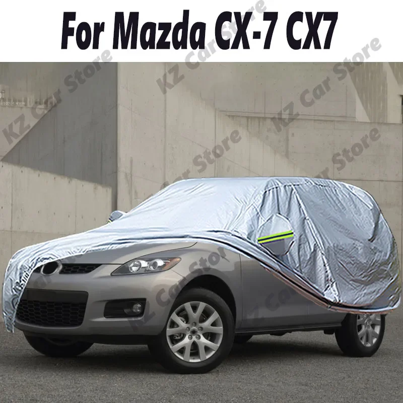 Outdoor Car Cover SUV Sun Shade Anti-UV Snow Rain Dust Resistant Cover Waterproof For Mazda CX-7 CX7