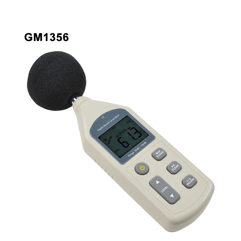 

New Handheld Industrial Digital Sound Level Meter Gm1356 Tester Noise Meter Mini Sound Level Meter Accurate Test Instrument