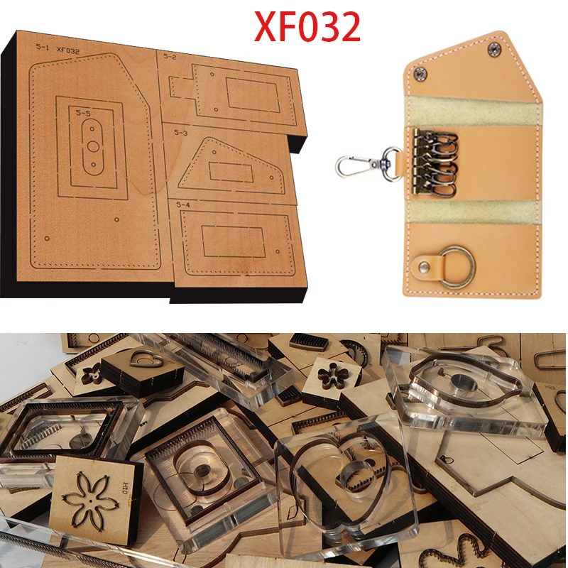 New Japan Steel Blade Wooden Die Long Style Handbag Wallet Leather Craft Punch Hand Tool Cut Knife Mould XF032