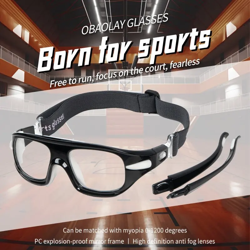 Professional Basketball Sports Goggles, Customized Prescription, Cycling Goggles, Football Eyewear Protection, Factory Wholesale