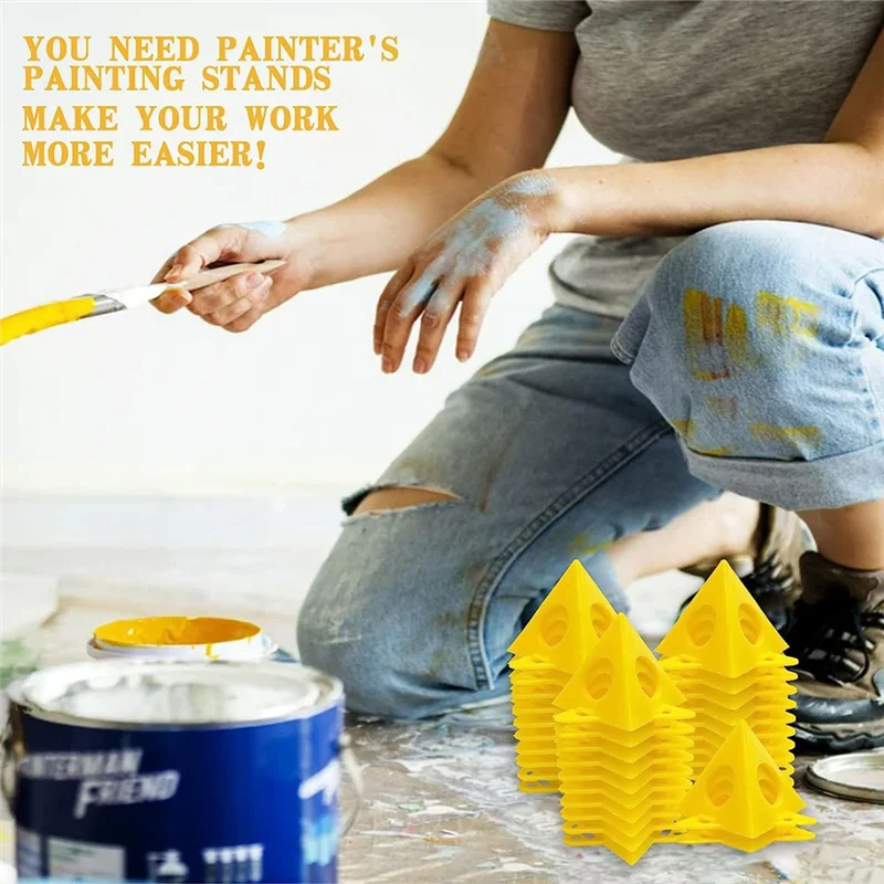 

Мини-подставка для краски, треугольные подушечки для краски, ножки для деревообработки, плотник, кронштейн для краски-ABNJ