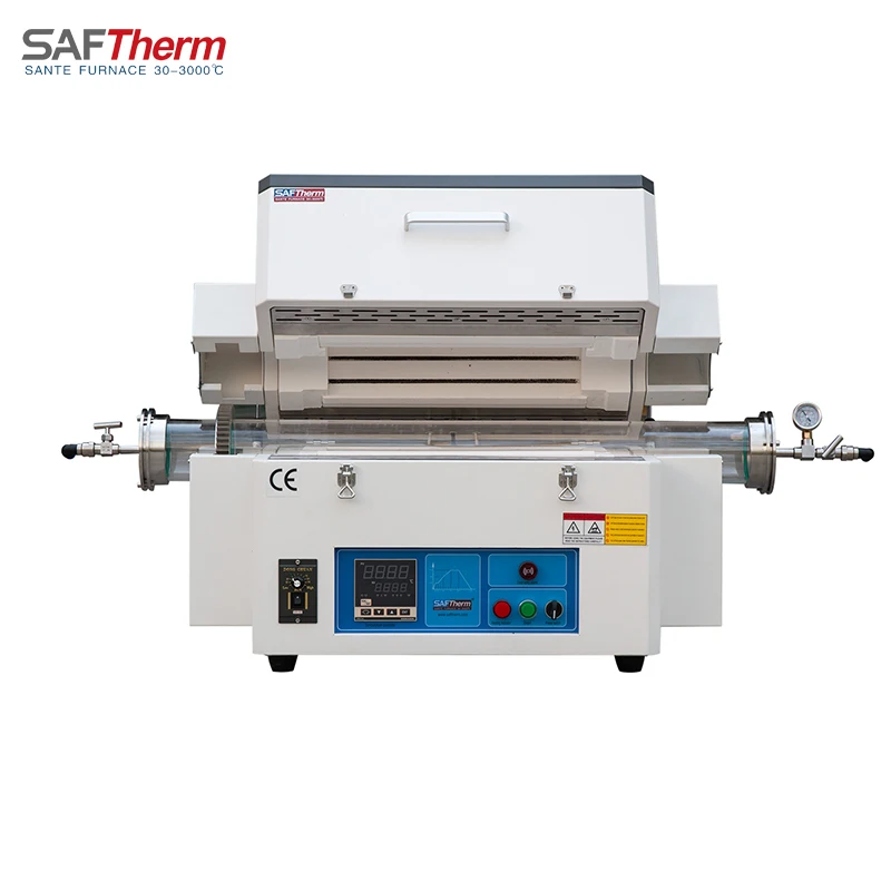 1200 Grad Hochtemperatur-Röhrenofen Industrieller Laborrohrofen für N2 H2 Inert Gasofen