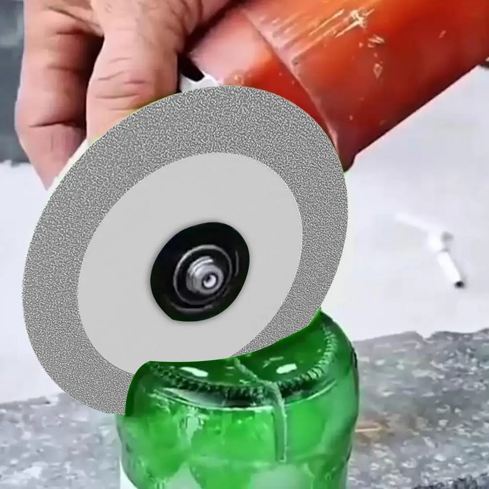 Diamant-Schneidklinge für Glas & Fliesen - Ultradünne Gelötete Scheibe für Marmor, Jade, Kristall & Keramik