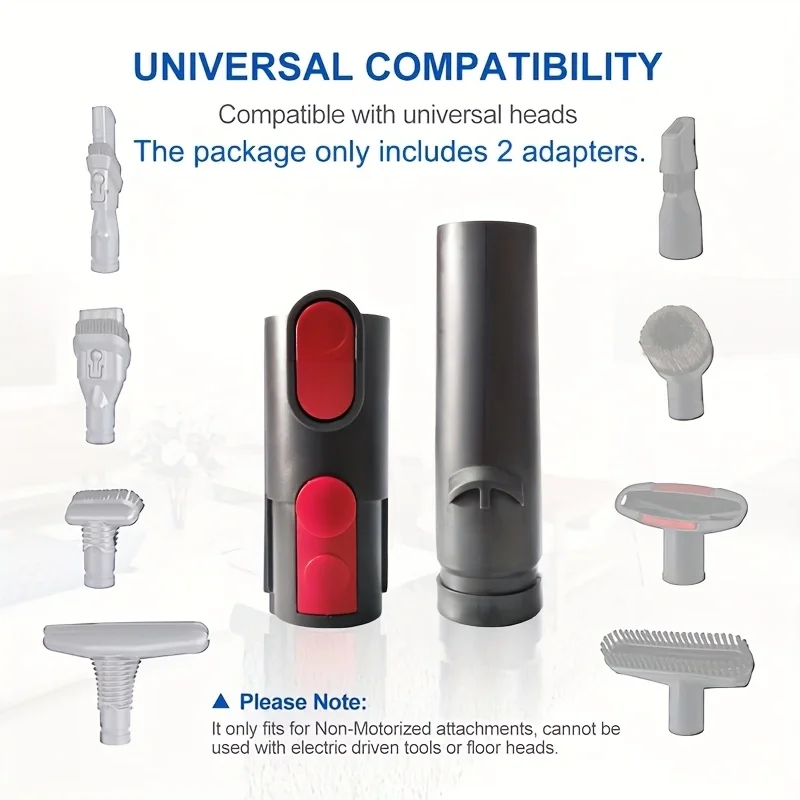 Aufsatzadapter kompatibel mit V15 V12 V11 V10 V8 V7 V6 Outsize Staubsauger, Universal-Werkzeugadapter-Konverter