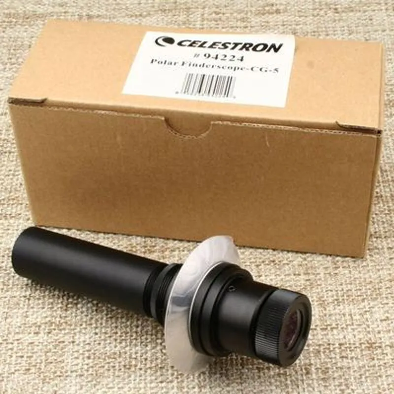 

Полярное зеркало Celestron (№ 94223) подходит для использования с экваториальными инструментами серий omni и CG4